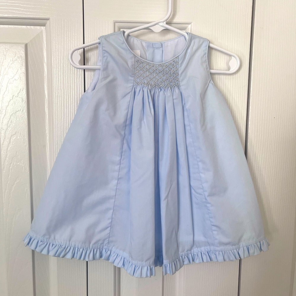 NWOT baby blue dress 9 mo